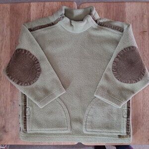 O'KIDS light green fleece sweatshirt sz 4/5 US/102 EU boys
